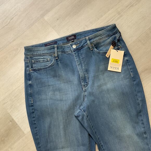 NYDJ Lovesick Slim Bootcut Sure Stretch Medium Wash 14W NWT - Picture 7 of 13